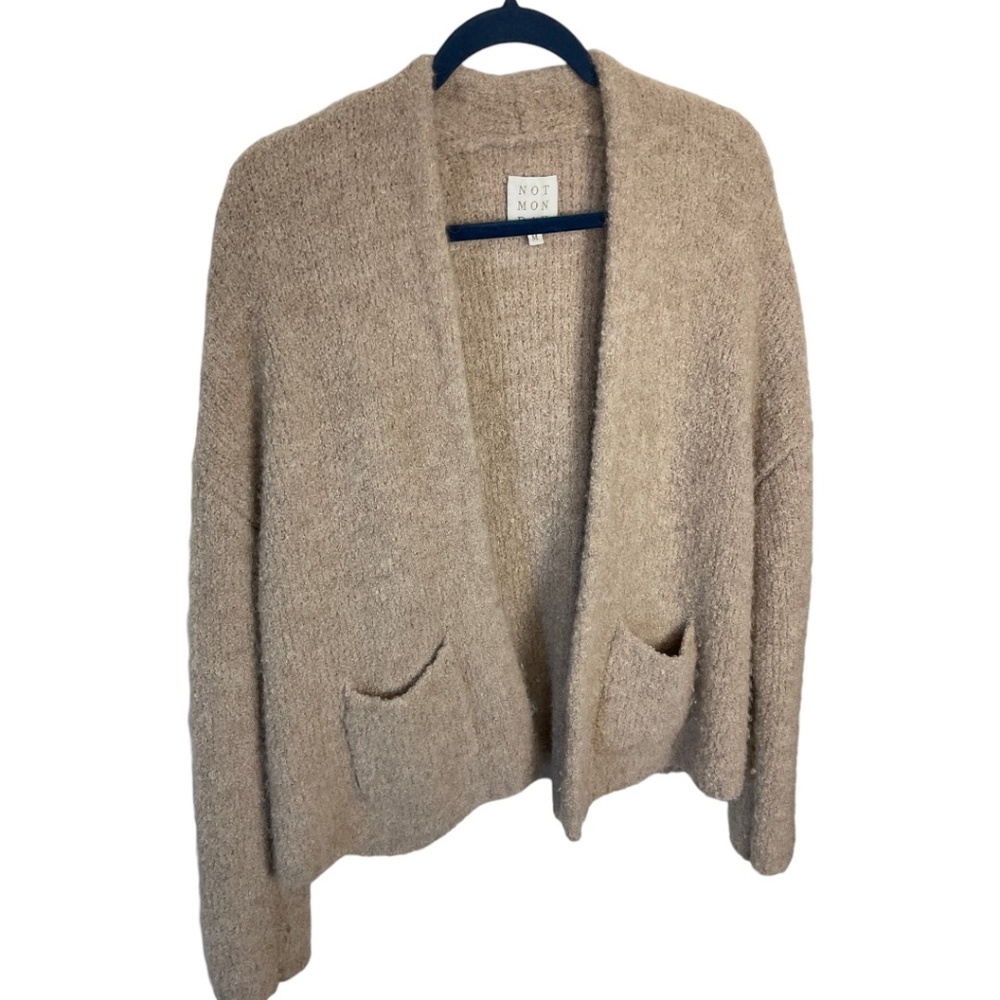 Not Monday Owen Alpaca Sweater Jacket - Picture 3 of 9